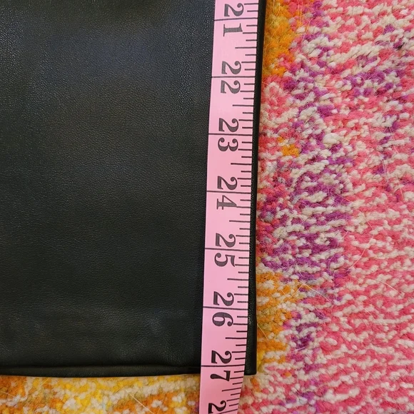 High Waisted Faux Leather Pants - Picture 5 of 10